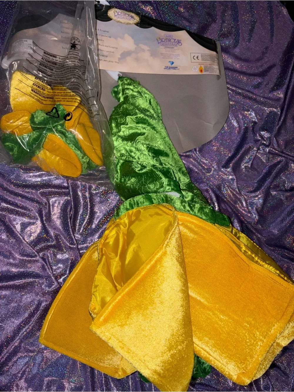 Princess Paradise Sunflower Petal Pocket Child Costume